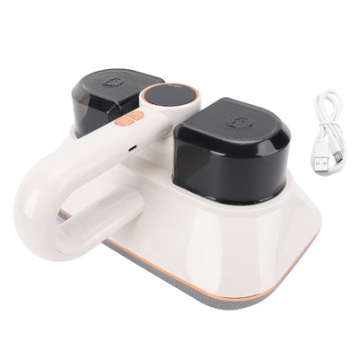 Asixxsix Bettstaubsauger, 8500Pa Schnurloser Matratzenstaubsauger 100W 200ml Geräuscharmer Matratzenstaubsauger für Staub, Tierhaare, Starke Saugkraft, Tiefenreinigung
