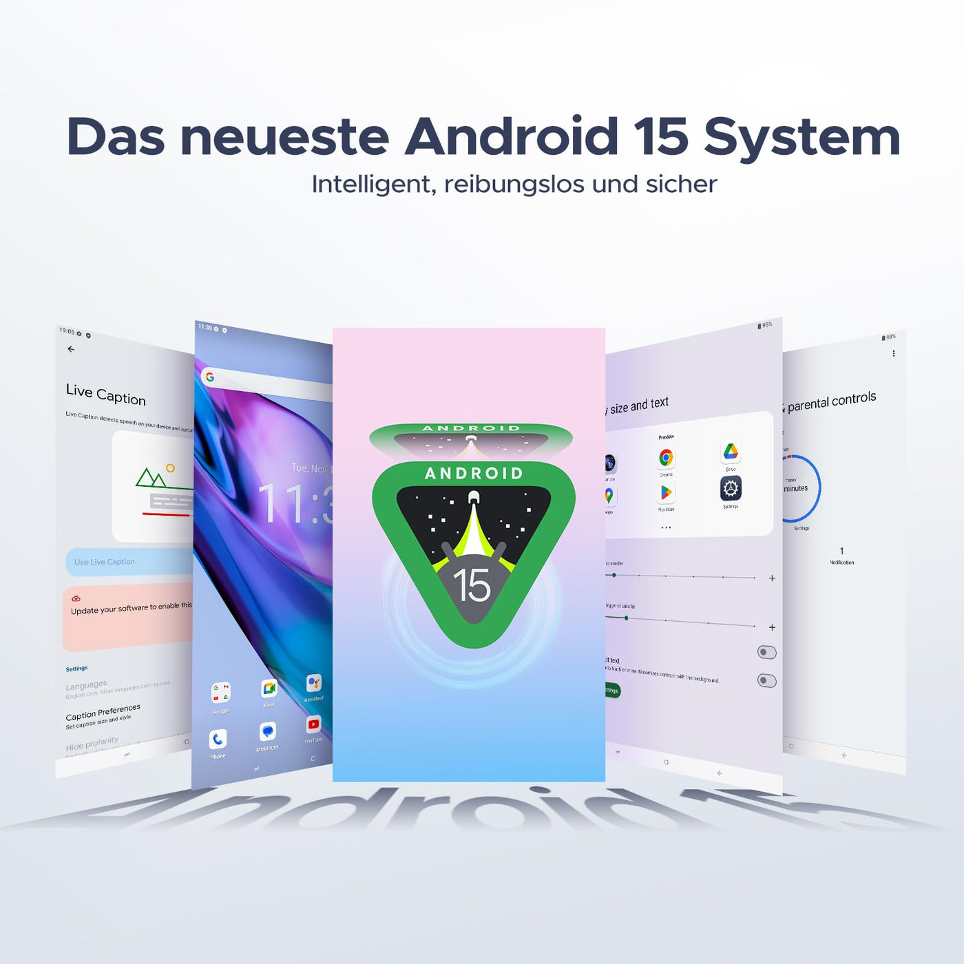 DOOGEE Tab A9 Pro Android 15 Tablet 10 Zoll 20GB RAM + 128GB ROM(2TB TF) Unisoc T310 6580mAh 8MP + 5MP Tablet mit Tastatur, Stift, Maus, Hülle, Schutzfolie/Face ID/ 5G WiFi/ 3,5mm Kopfhörerbuchse