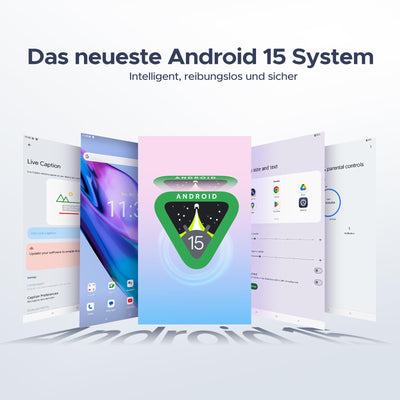 DOOGEE Tab A9 Pro Android 15 Tablet 10 Zoll 20GB RAM + 128GB ROM(2TB TF) Unisoc T310 6580mAh 8MP + 5MP Tablet mit Tastatur, Stift, Maus, Hülle, Schutzfolie/Face ID/ 5G WiFi/ 3,5mm Kopfhörerbuchse