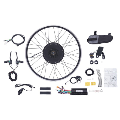 XUEMANSHOP Elektrofahrrad Umbausatz 48V 1000W, Ebike Kit mit Upgrade-Display 5 Gang Geschwindigkeitsanpassung für 28 Zoll 29 Zoll und 700C Hinterrad Vorderrad Fahrrads (hinterrad)