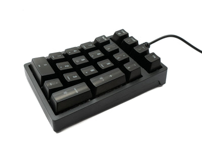 System-S Numpad Ziffernblock 21 Tasten USB 2.0 Typ A mechanische Tastatur mit LED RGB Backlight