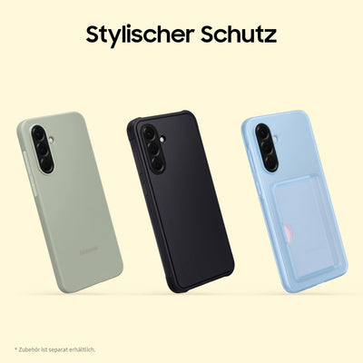 Samsung Galaxy A56 5G AI Smartphone ohne Vertrag, Simlockfreies AI Handy mit Android, 8 GB RAM, 128 GB Speicher, 50-MP-Kamera, Awesome Olive, 2,5 Jahre Herstellergarantie [Exklusiv auf Amazon]