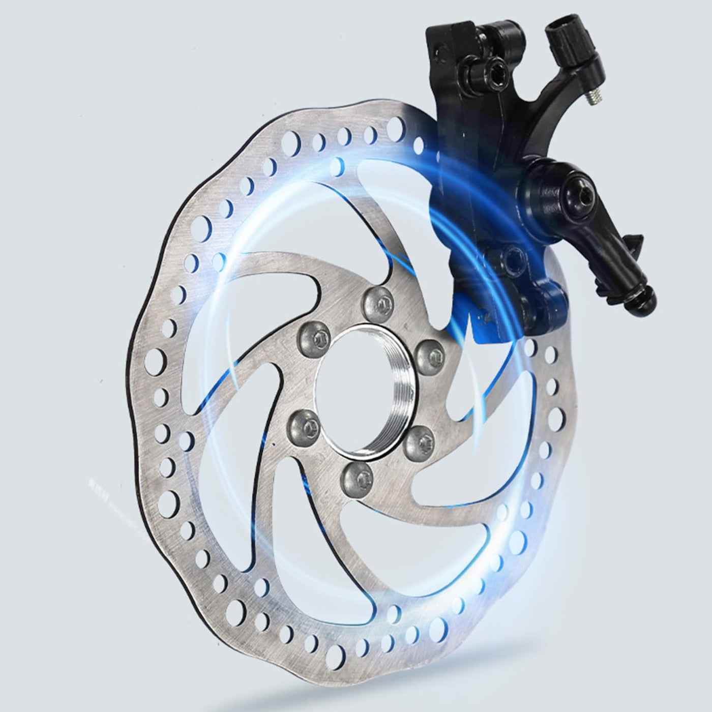 Mountainbike 24 Zoll Integrierte Rad Doppelscheibenbremsen Dual Shock 6 Gang Schaltung Fahrrad Herren und Damensport C,22 inches