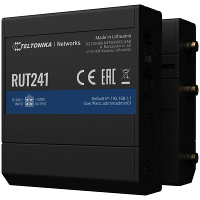 Teltonika RUT241 Industrial LTE WiFi Router, 4G-RUT241