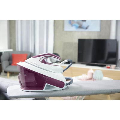 Tefal SV8054 Express Anti-Kalk Dampfbügelstation | 2800W | 6,5-Bar | Anti-Kalk-Kollektor | Optimale Dampf-/Temperaturkombination für alle Stoffarten | Automatische Abschaltung | 1.8 L | 35x21x24cm