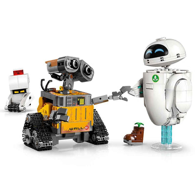 LEGO ǀ Disney and Pixar Wall-E und EVE - Kontruktionsspielzeug für Erwachsene - DIY Set zum Basteln - Baumodell mit M-O & Hal Figuren - Deko zum Bauen - Kreatives Geschenk für Männer und Frauen 43279