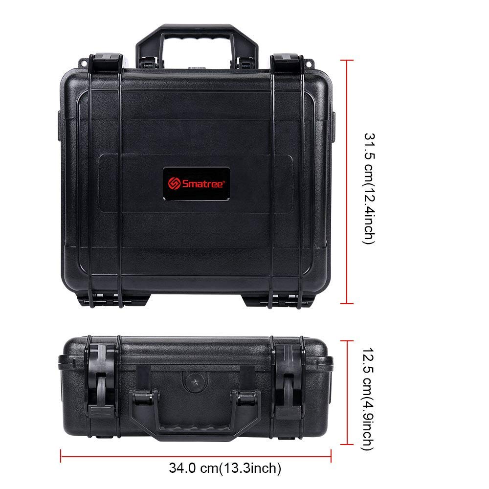 Smatree 13,4 Liter Hardcase Koffer für DJI Mavic 2 Pro,wasserdichte Harte Tasche für DJI Mavic 2 Pro/Mavic 2 Zoom (Drohne und Zubehör Sind Nicht Inklusive, Nicht geeignet für Mavic Air 2)