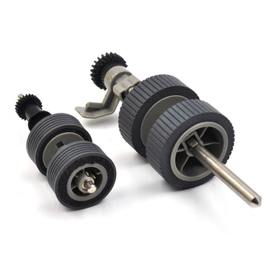 Scanner Exchange Roller Kit kompatibel mit Fujitsu Scanner Fi-6130 Fi-6130Z Fi-6230 Fi-6140 Fi-6240 Fi-6125 Fi-6225, PA03540-0001 PA03540-0002 Pick Roller