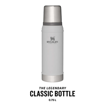 Stanley Classic Legendary Thermosflasche 750ml - Thermos Hält 20 Stunden Heiß oder Kalt - Edelstahl Thermoskanne - BPA-Frei - Spülmaschinenfest - Ash