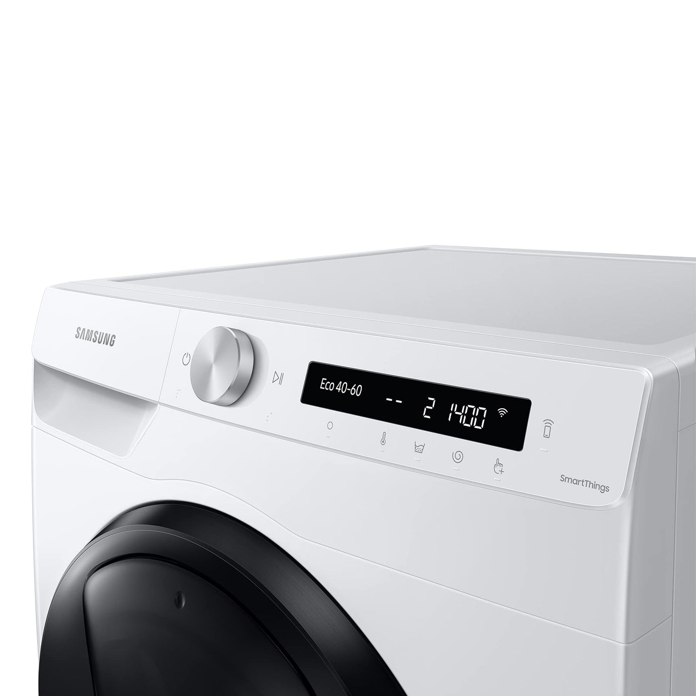 Samsung WD81T554ABW/S2 Waschtrockner, 10,5/6 kg, 1400 U/min, AddWash, Ecobubble, Simple Control-Bedienkonzept, Air Wash, Hygiene-Dampfprogramm, Weiß