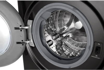 LG F4WR703YB Frontlader-Waschmaschine 13 kg, Klasse A -20%, 1.400 U./Min., 61.5x60x85 cm, TurboWash 360 in 39 Minuten, Allergy Care, Steam, Wi-Fi, Digitales Touchdisplay, Platinum Black