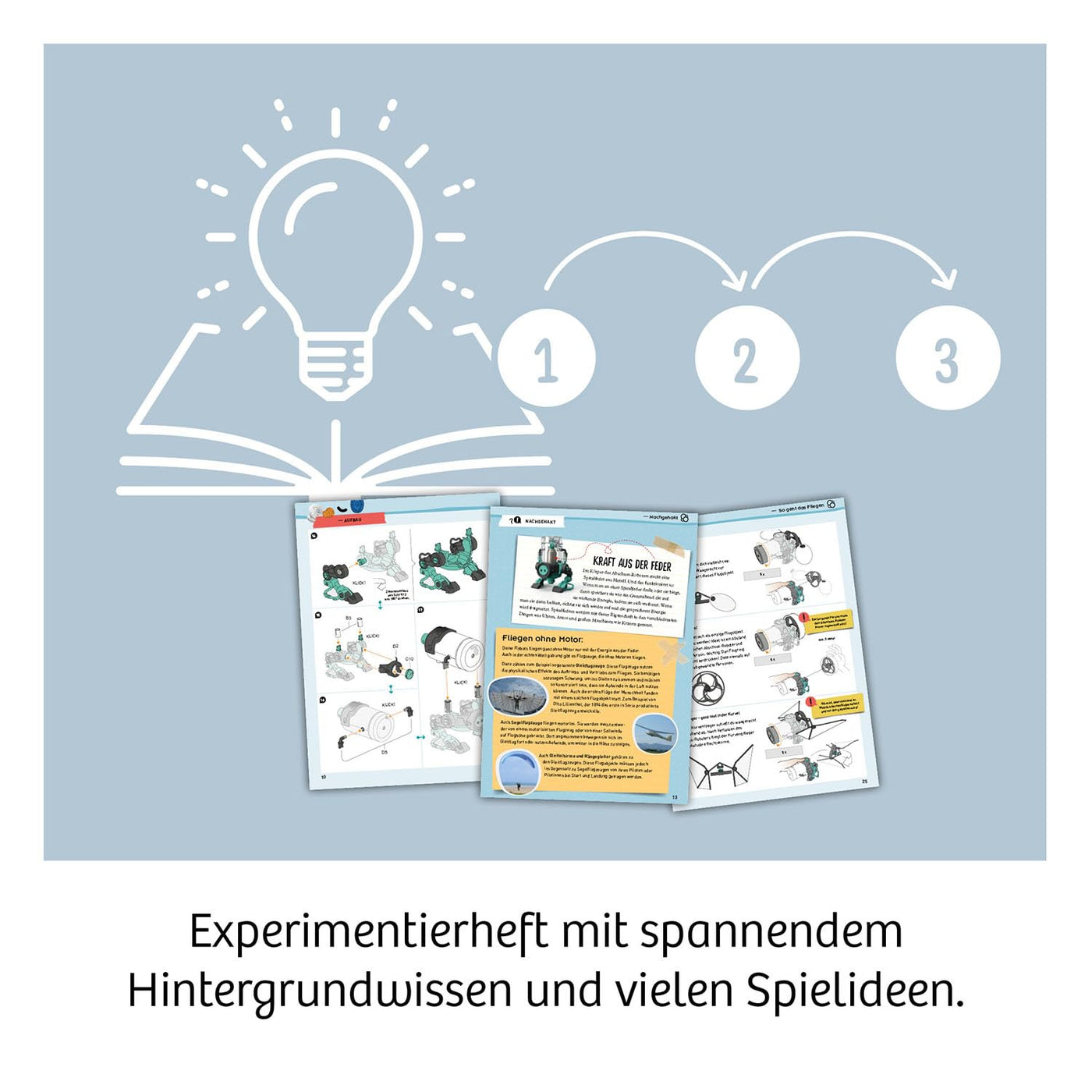 Kosmos 621339 Flybots, faszinierende Flugobjekte, Technik Physik Experimentierkasten für Kinder ab 8 Jahre