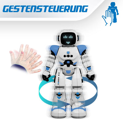 Xtrem Bots - Robbie | Roboter Kinder Ab 6 Jahre | Roboter Spielzeug | Roboters Programmierbar 50 Bewegungen und Ferngesteuerte | Spielzeug Ab 5 Jahre Jungen | Geschenk Junge 5 Jahre