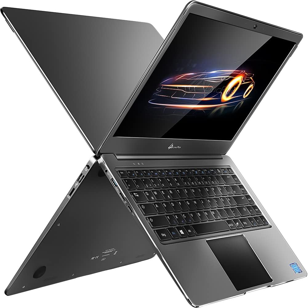LincPlus P2 Laptop Notebook 14 Zoll 4GB RAM + 64GB Ultrabook Netbook Windows 10 S QWERTZ DE Tastatur