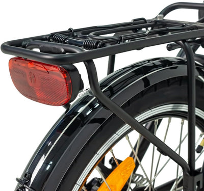 smartEC Camp-20D E-Bike Klapprad 250W Hinterradmotor Li-Ion-Akku 36V/15,6Ah 20 Zoll E-Klapprad E-Faltrad Elektrofahrrad Reichweite 100km bis 25 km/h (Schwarz)