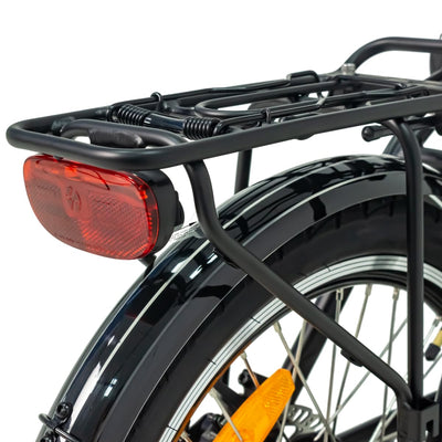 smartEC Camp-20D E-Bike Klapprad 250W Hinterradmotor Li-Ion-Akku 36V/15,6Ah 20 Zoll E-Klapprad E-Faltrad Elektrofahrrad Reichweite 100km bis 25 km/h (Schwarz)