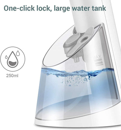 Dampfglätter Steamer, Mioduro Tragbarer Kleiderdampfer für Kleidung mit 250 ml Tank, für vertikales und horizontales Dämpfen, schnelles Aufheizen, schnelle Faltenentfernung,KG-1808 1400W