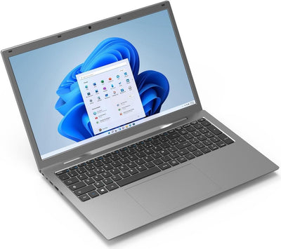 shinobee difinity (17,3 Zoll HD++) lautloses Notebook (Intel® Celeron® N4120 4 Kerne, 2.70 GHz, 16GB DDR4, 1000 GB SSD, USB 3.0, Bluetooth, Intel UHD Graphics 600, HDMI, Windows 11, MS Office) #7564