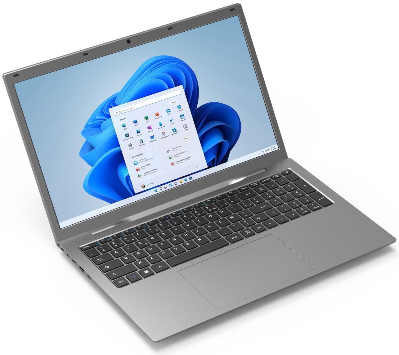 shinobee difinity (17,3 Zoll HD++) lautloses Notebook (Intel® Celeron® N4120 4 Kerne, 2.70 GHz, 16GB DDR4, 1000 GB SSD, USB 3.0, Bluetooth, Intel UHD Graphics 600, HDMI, Windows 11, MS Office) #7564