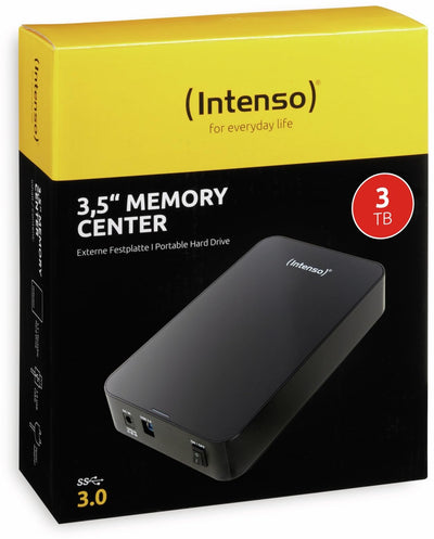 Intenso 3,5" Desktop HDD 3.0 3TB Memory Center