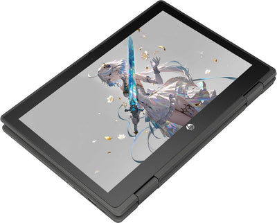 HP ProBook X360 11 G6 EE, 2 in 1 Touchscreen Business Laptop, 11,6-Zoll Notebook, Intel Core i5-10210U, 8GB RAM, 256GB SSD, US-Tastatur, Windows 10 Pro (Generalüberholt)