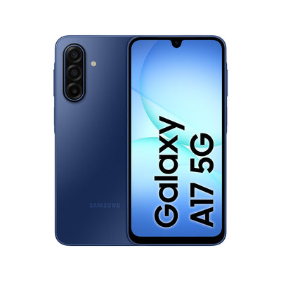 Samsung Galaxy A17 5G AI Smartphone, KI-Handy mit Android, Dünner 7,5-mm-Rahmen, 50-MP-Kamera, 256 GB Speicher, 8 GB RAM, 5.000-mAh-Akku, Blue, 2,5 Jahre Herstellergarantie [Exklusiv auf Amazon]