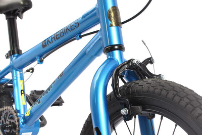 KHEbikes BMX Fahrrad Arsenic LL Aluminium, blau, 16 Zoll, für Kinder, superleichtes Gewicht - nur 8,0kg!