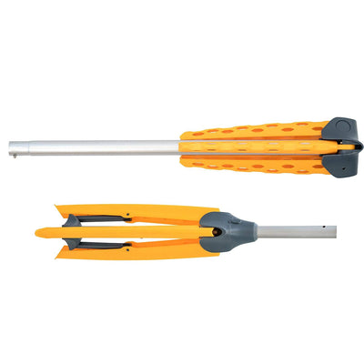 Tatkraft Palm Bügelwäscheständer, Wäschespinne Camping, Stahl Rostfrei, Kompakt Faltbar, Orange