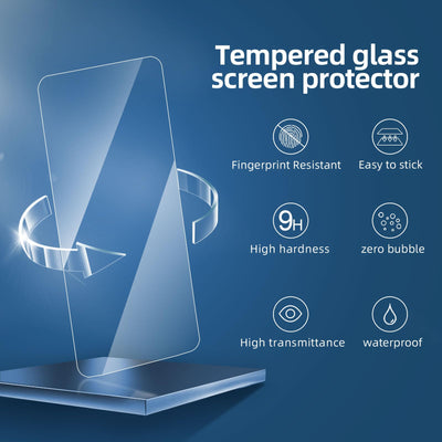NEW'C 3 Stück, Panzer Schutz Glas für iPhone 16 Pro Max (6,9"), Frei von Kratzern, 9H Härte, HD Displayschutzfolie, 0.33mm Ultra-klar, Ultrabeständi