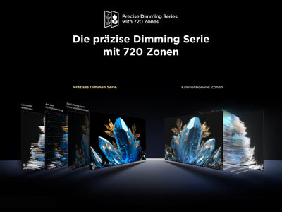 TCL 55Q7C 55 Zoll QD-Mini LED-Fernseher, 4K HDR Premium 2600, Smart Google TV (Dolby Vision IQ & Atmos, HVA-Panel, Audio von Bang & Olufsen, 144Hz Motion Clarity Pro, Game Master)