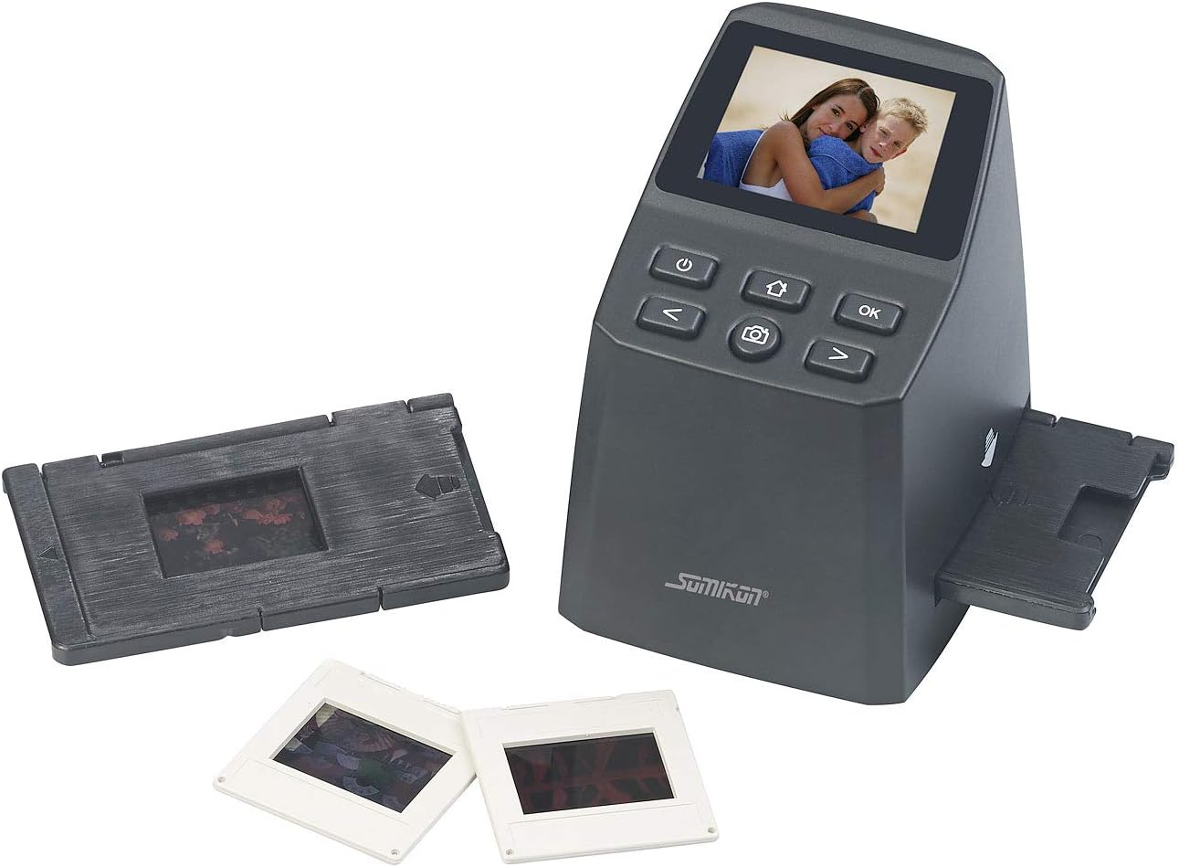 Somikon Dia und Negativscanner: Stand-Alone-Dia- & Negativ-Scanner mit 2,4" / 6,1 cm Display, 14,6 MP (Dia Betrachter, Dia Digitalisierer, Digitalisierung)