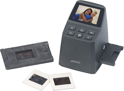 Somikon Dia und Negativscanner: Stand-Alone-Dia- & Negativ-Scanner mit 2,4" / 6,1 cm Display, 14,6 MP (Dia Betrachter, Dia Digitalisierer, Digitalisierung)