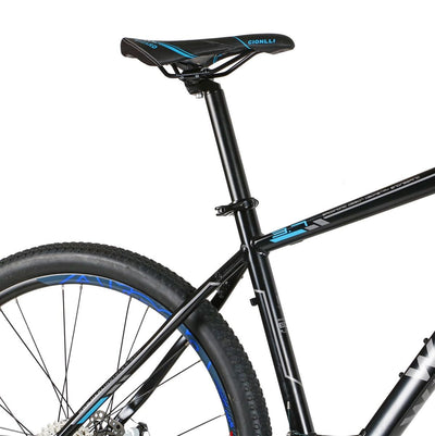 Wizard X-Country 3.7 Fahrrad Erwachsener Männlich Mountainbike Deore 30 Gang MTB CC Cross |27.5 Zoll Blau (Rahmengröße: 54cm/21Zoll)