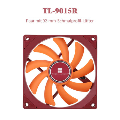 Thermalright AXP90 X53 Full Low Profile ITX CPU Kühler, mit 92mm Slim PWM Lüfter für 2700RPM High Speed ITX CPU Lüfter, reine Kupferversion, für Intel LGA1150/1151/1200/1700/AMD AM4/AM5