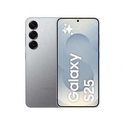 Samsung Galaxy S25 AI Smartphone mit Galaxy AI, 12 GB RAM, 128 GB Speicher, Silver Shadow, 3 Jahre Herstellergarantie + Galaxy Watch7 Smartwatch