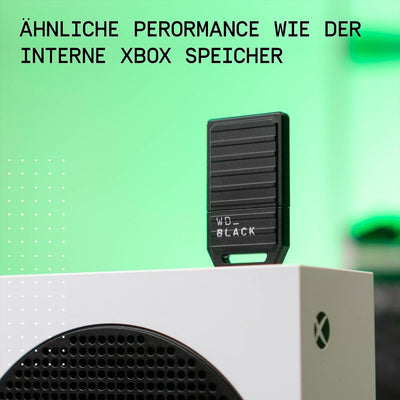 WD_BLACK C50-Erweiterungskarte für Xbox 1 TB (offiziell lizenziert für Xbox, Xbox Velocity Architecture, Plug-and-Play, mehr Titel speichern) Schwarz