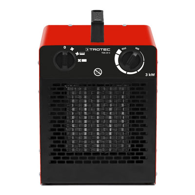 TROTEC Keramik Heizlüfter TDS 20 C – Heizleistung 2 kW / 3 kW – Elektroheizer Luftmenge 180 m³/h – Elektroheizung mit Thermostat