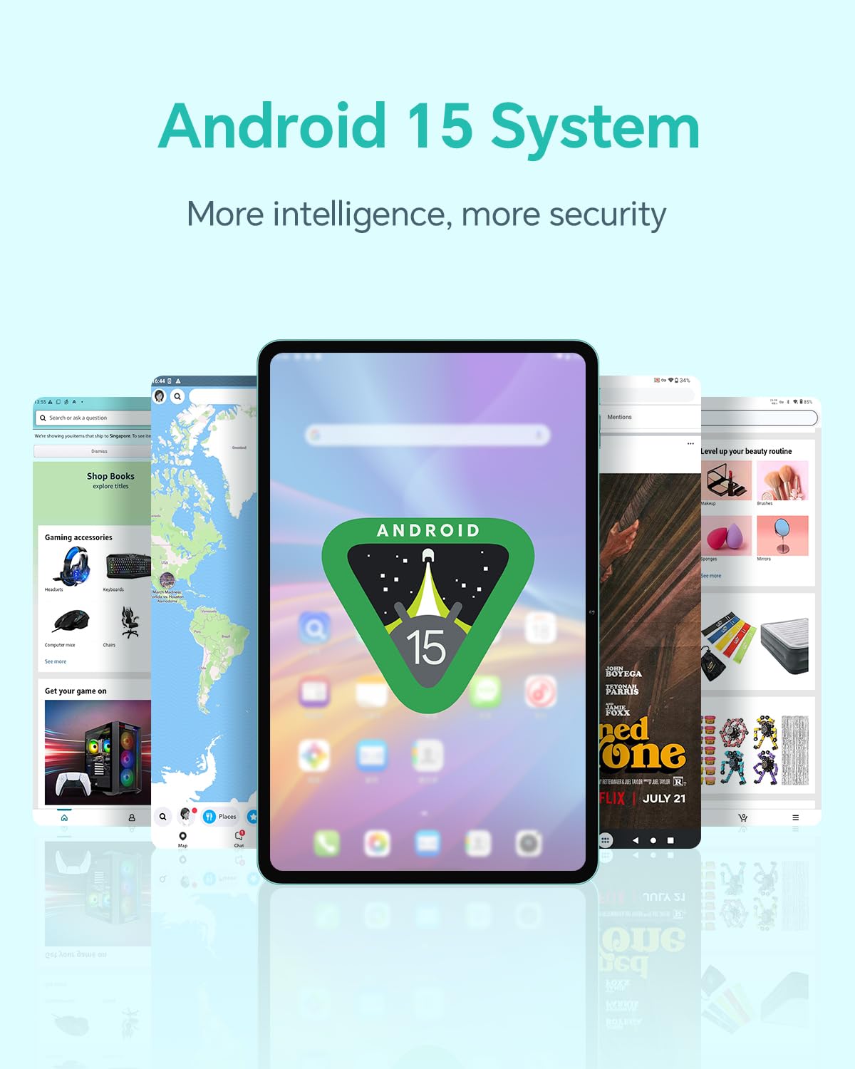 ODEA Tablet 12 Zoll Android 15, A12 Tablets 2K (2000x1200) Großes Display, 8000mAh, T606 Octa-Core, 12GB RAM 128GB ROM(2TB TF), 13MP+8MP, GPS, Widevine L1, GMS, 5GHz WLAN, BT5.0 [2025]