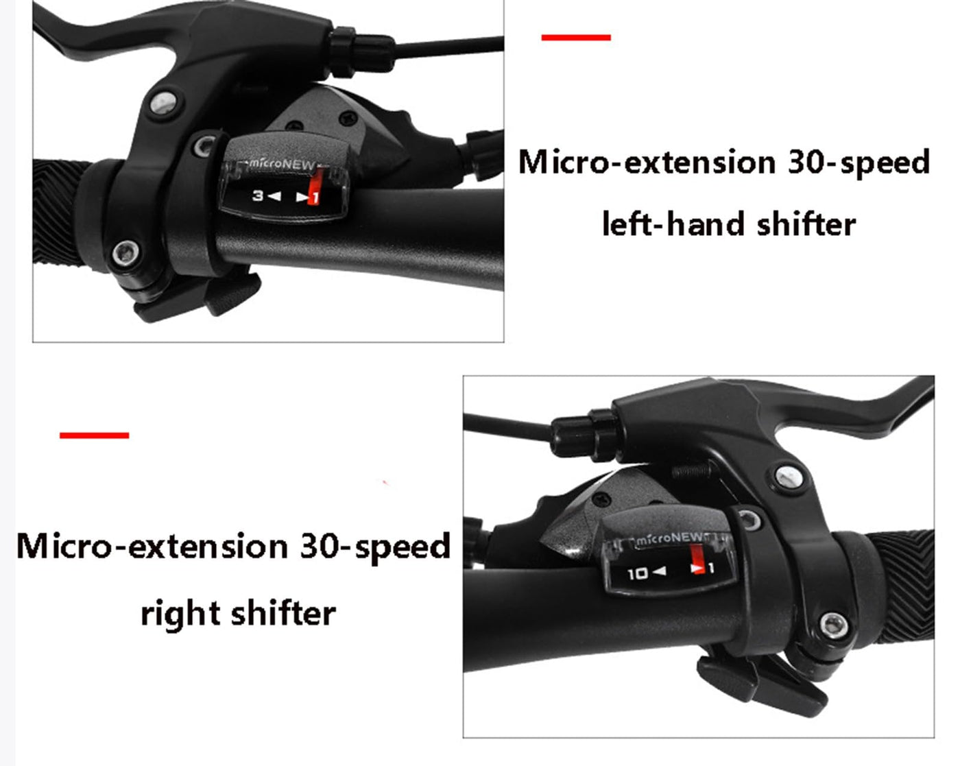 Wmmner Mountainbike 26 Zoll Carbonstahl Stoßdämpfendes Fahrrad Outdoor-Fahren Geschwindigkeitswechsel Offroad-Fahrrad Für Schüler/a/27-Gang