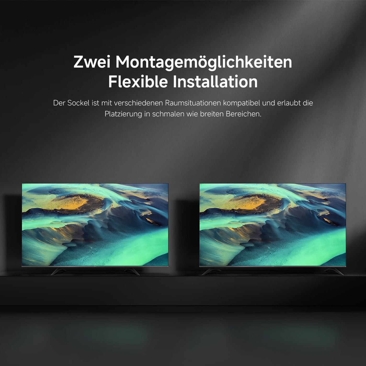 Xiaomi F Pro, 75 Zoll (190 cm), 4K UHD QLED, Smart TV, Fire TV, Triple Tuner DVB-C/S/S2/T/T2, HDR10+, Game Boost mode 120Hz, MEMC, Sprachsteuerung mit Alexa, 2GB+32GB, Kompatibel mit Apple AirPlay