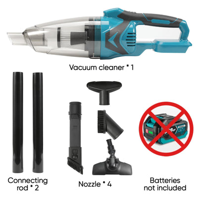 Akku Handstaubsauger,Akku Staubsauger für Makita 18V Batterie,10000Pa 4-in-1 Multifunktionaler Staubsauger, Bodendüse, 0.75 L Staubbehälter, für Zuhause und Auto, Tierhaare (ohne Batterie)