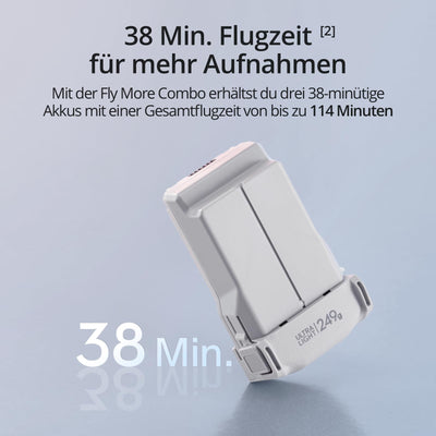 DJI Mini 3 (DJI RC) – Leichte, Faltbare Mini Drohne mit Kamera 4K HDR, unter 249g, 38 Min Flugzeit, Vertikalaufnahmen, 3-Achsen-Gimbal, 10 km HD-Übertragung, Windresistent, Automatische Rückkehr, C0