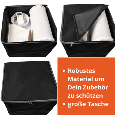 Climia CMK 2600 mobiles Klimagerät mit ökologischem Kühlmittel, 3-in-1 Klimaanlage – Aircondition, Ventilator und Luftentfeuchter