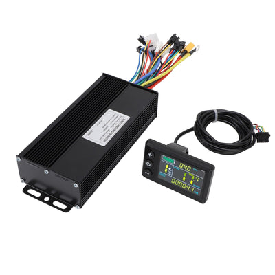 BuyWeek Elektrofahrrad Brushless Motor Controller Kit, 36V 48V 52V 1500W 2000W 40A 3 Modus Sinuswelle Controller mit S866 Farb LCD Display für E-Bike Elektroroller