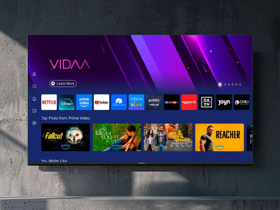 DYON Movie Smart 65 VX - 65 Zoll (164 cm) 4K UHD Smart TV mit Triple Tuner (DVB-C/-S2/-T2), App Store, Prime Video, Netflix, YouTube, DAZN, Disney+, waipu.tv, Hotelmodus