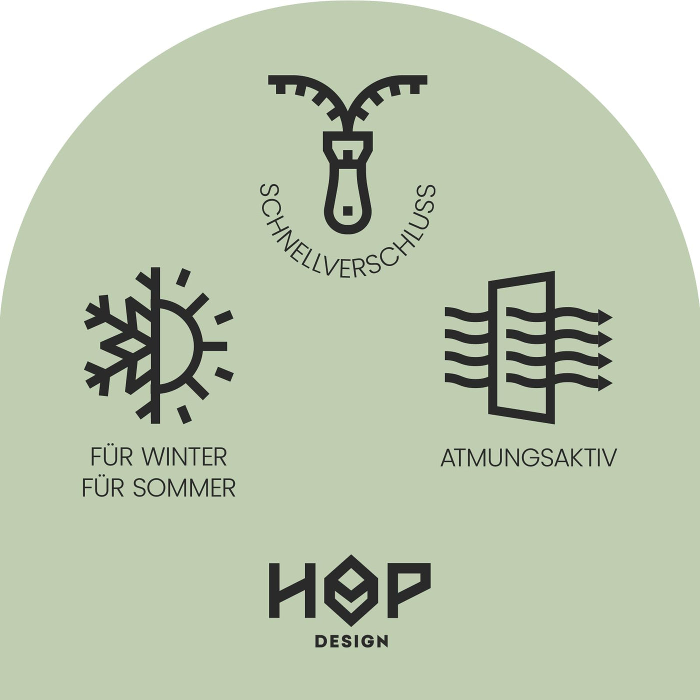 HOP DESIGN Bettwäsche 135x200 Hellgrau - Baumwoll Bettwäsche 135x200 mit 1 Kissen Bezug 80x80 - Allergiker Bettwäsche-Sets - Duvet Cover