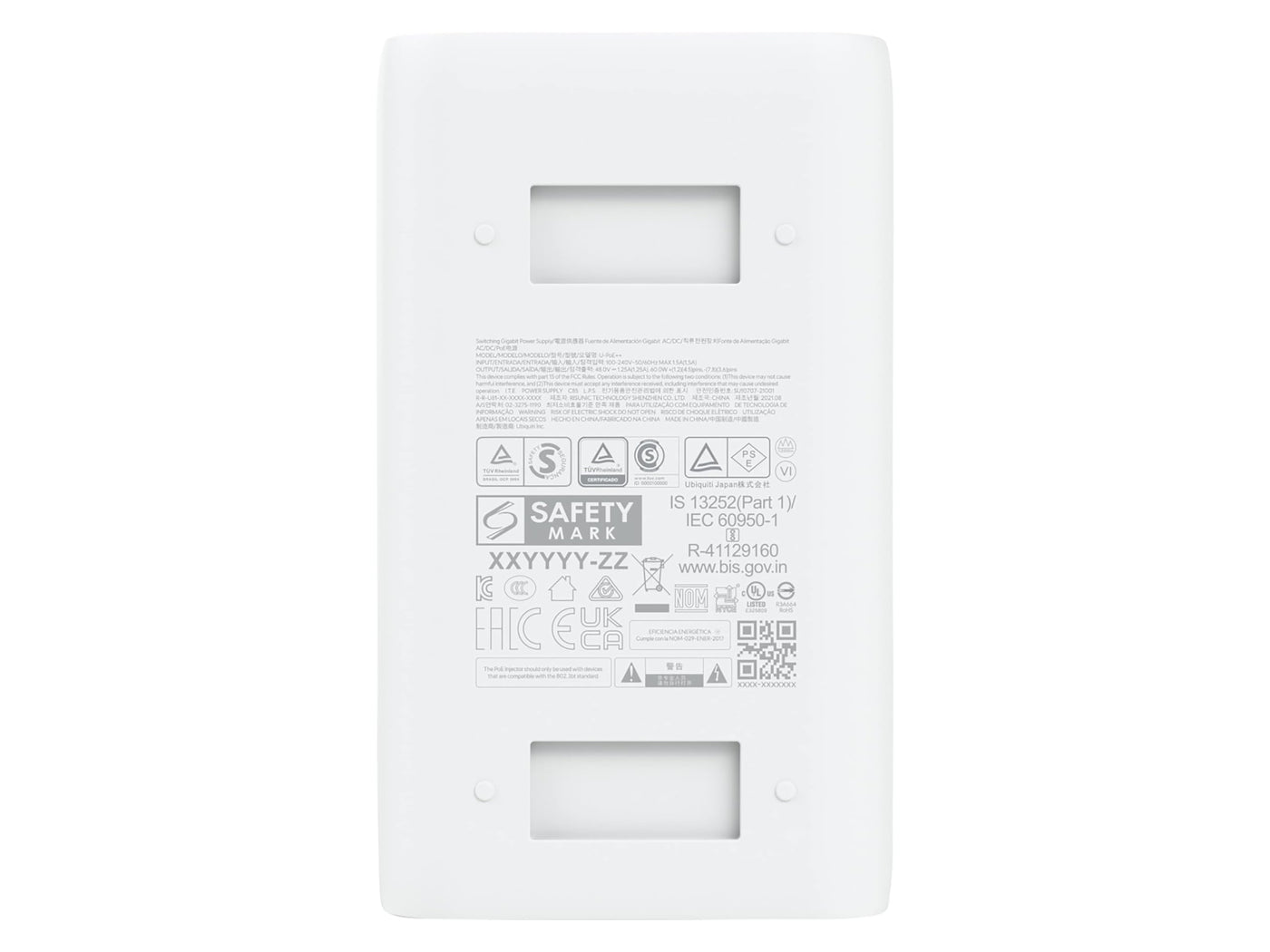 Ubiquiti UISP U-PoE Gigabit Ethernet 48 V Black
