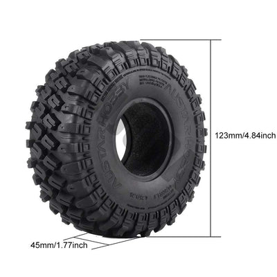 INJORA RC Reifen 4pcs 1,9inch Crawler Reifen für 1:10 RC Rock Crawler Axial SCX10 SCX10 II 90046 90047 SCX10 III AXI03007 TRX-4 TRX4