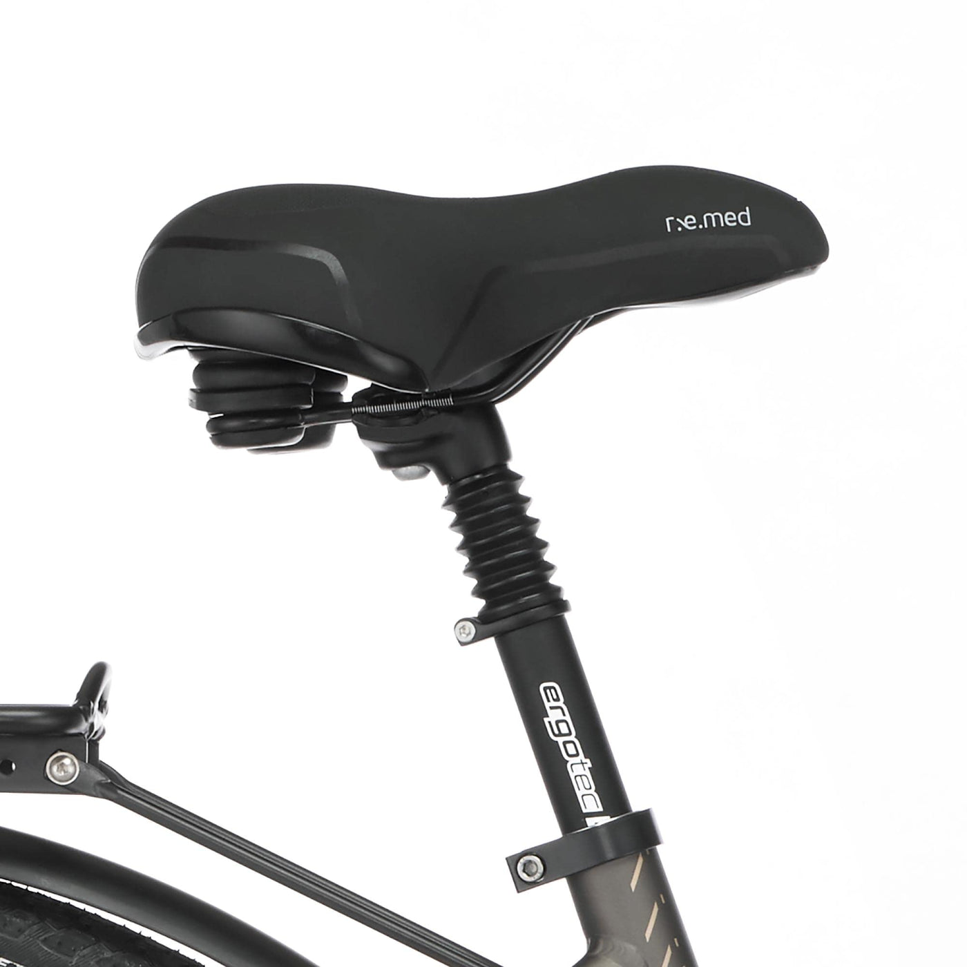 Fischer E-Bike City, CITA 6.0i Elektrofahrrad für Damen und Herren, RH 44 cm, Mittelmotor 50 Nm, 36 V Akku im Rahmen, Platingrau matt, 28 Zoll