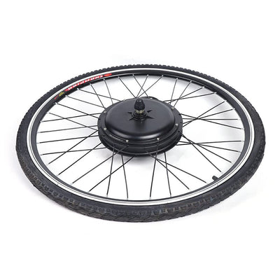 YISSALE E-Bike Vorderrad Conversion Kit Elektrofahrrad Umbausatz 28 Zoll 36V 500W für Vorderrad